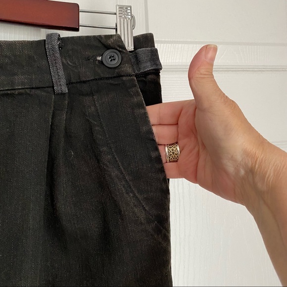 DIESEL BLACK DENIM SKIRT - Picture 6 of 11